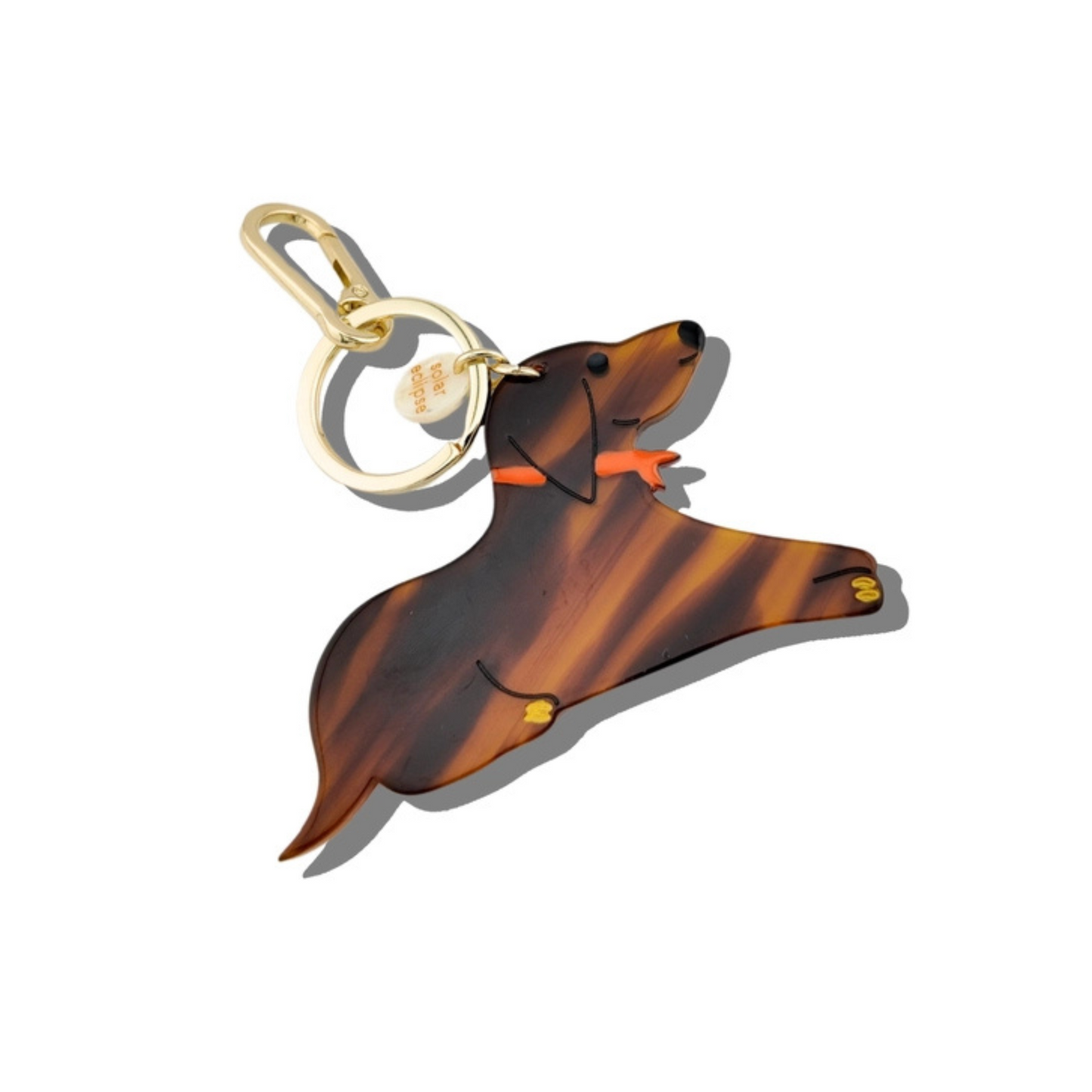 Dachshund bag charm & keychain