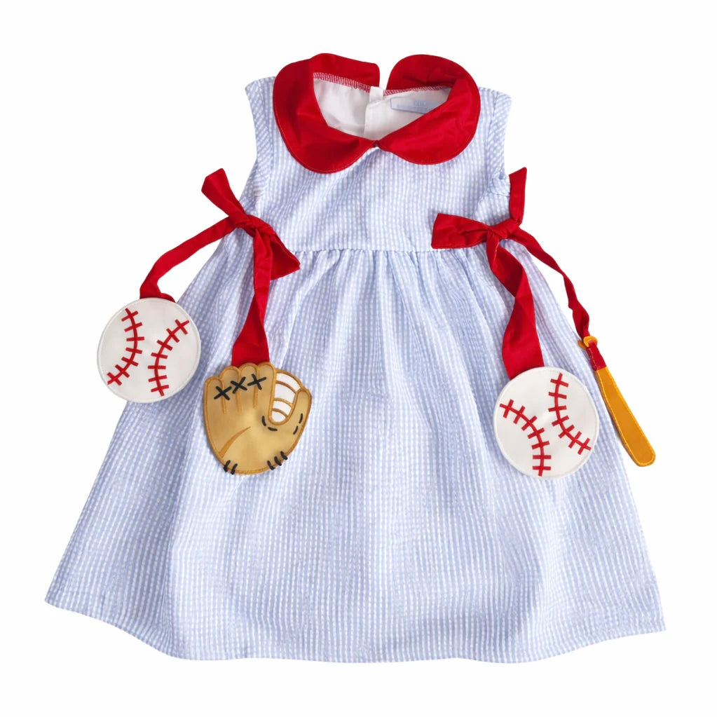Baseball side tag dress