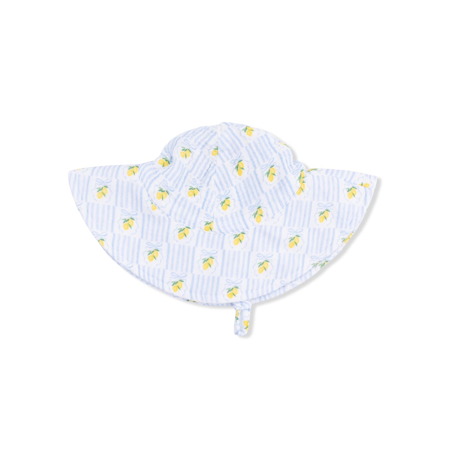 Lovely lemons wide brim sun hat