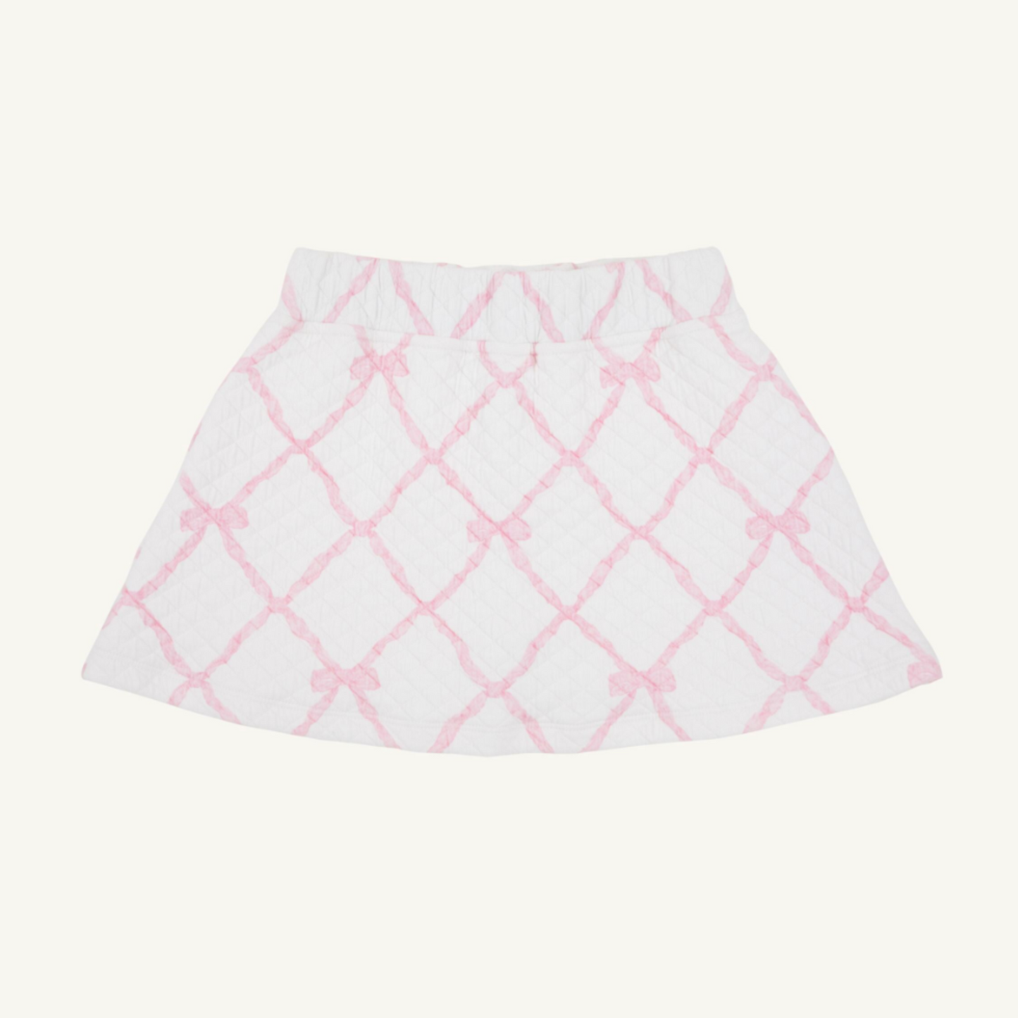 Searcy skort quilted - belle meade bow/pier party pink
