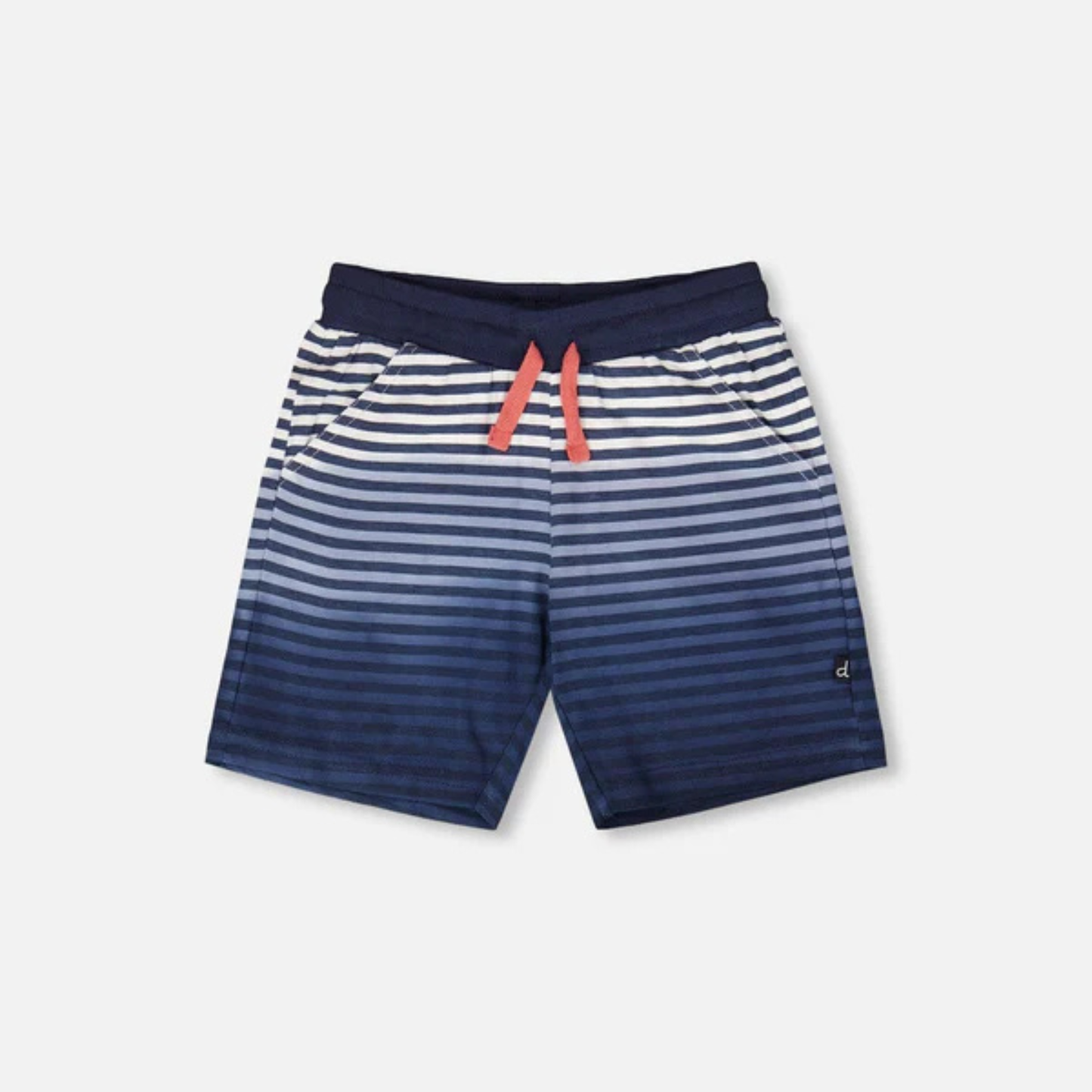 Blue striped shorts