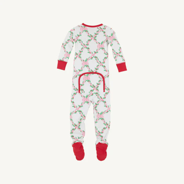 Noelle's night night footie - tbbc holly day