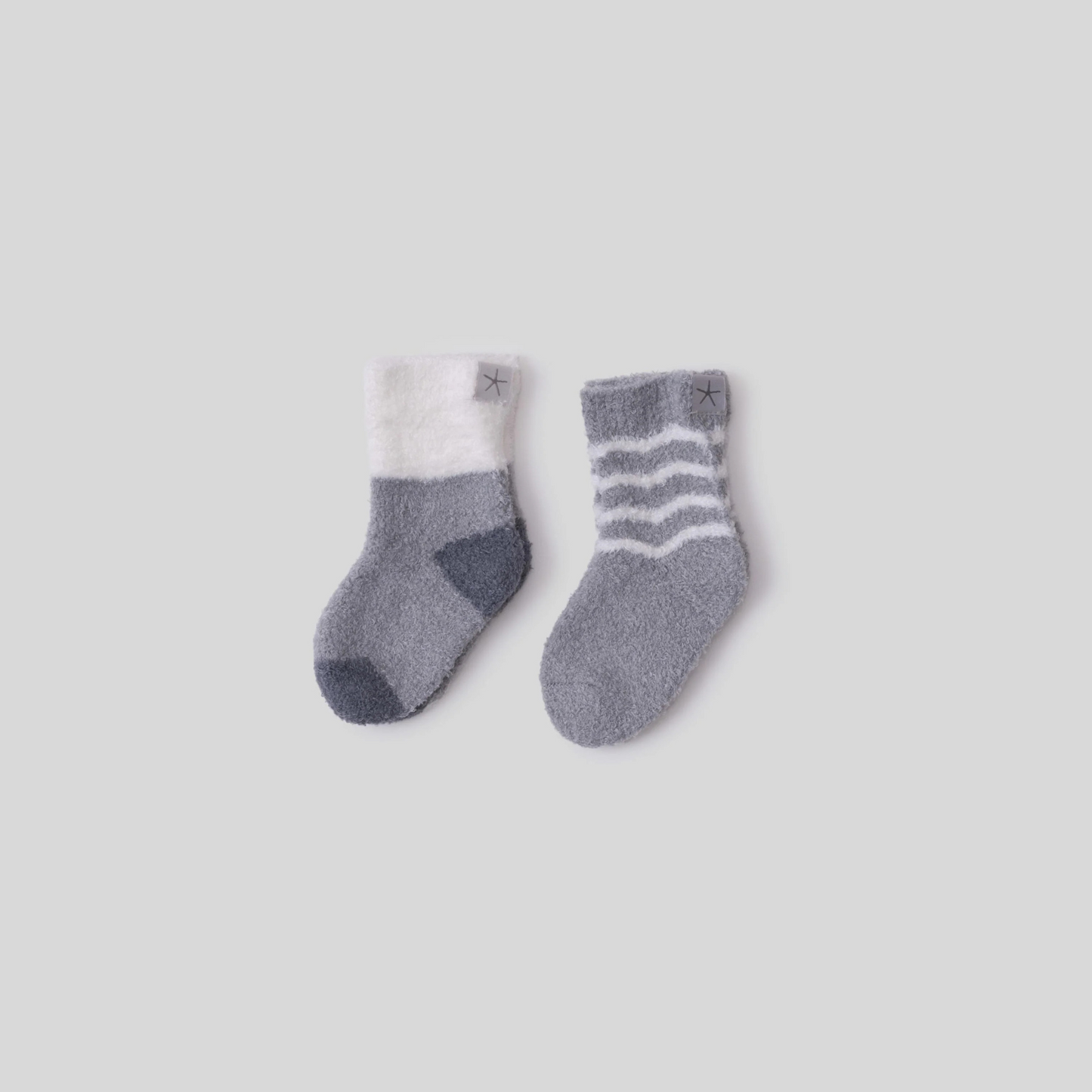 Baby sock stripe set - moonbeam