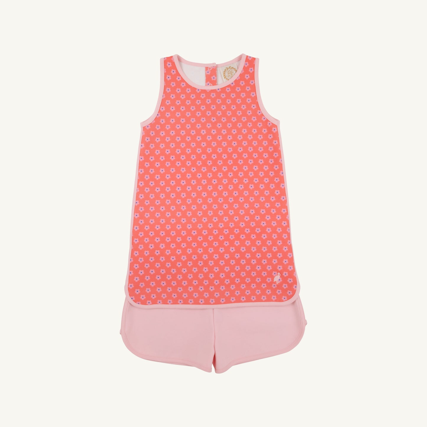 Prepletic Taffy Tennis Dress - Mill St Manor Floral/Sandpearl Pink