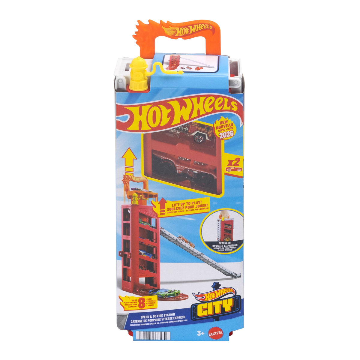 Hot Wheels Speed & Go Parking Garage Play Set