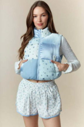 Color Block Padded Vest