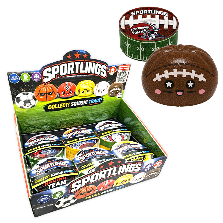 Fun Doh Sports Dumpling Squishy Fidget Toy
