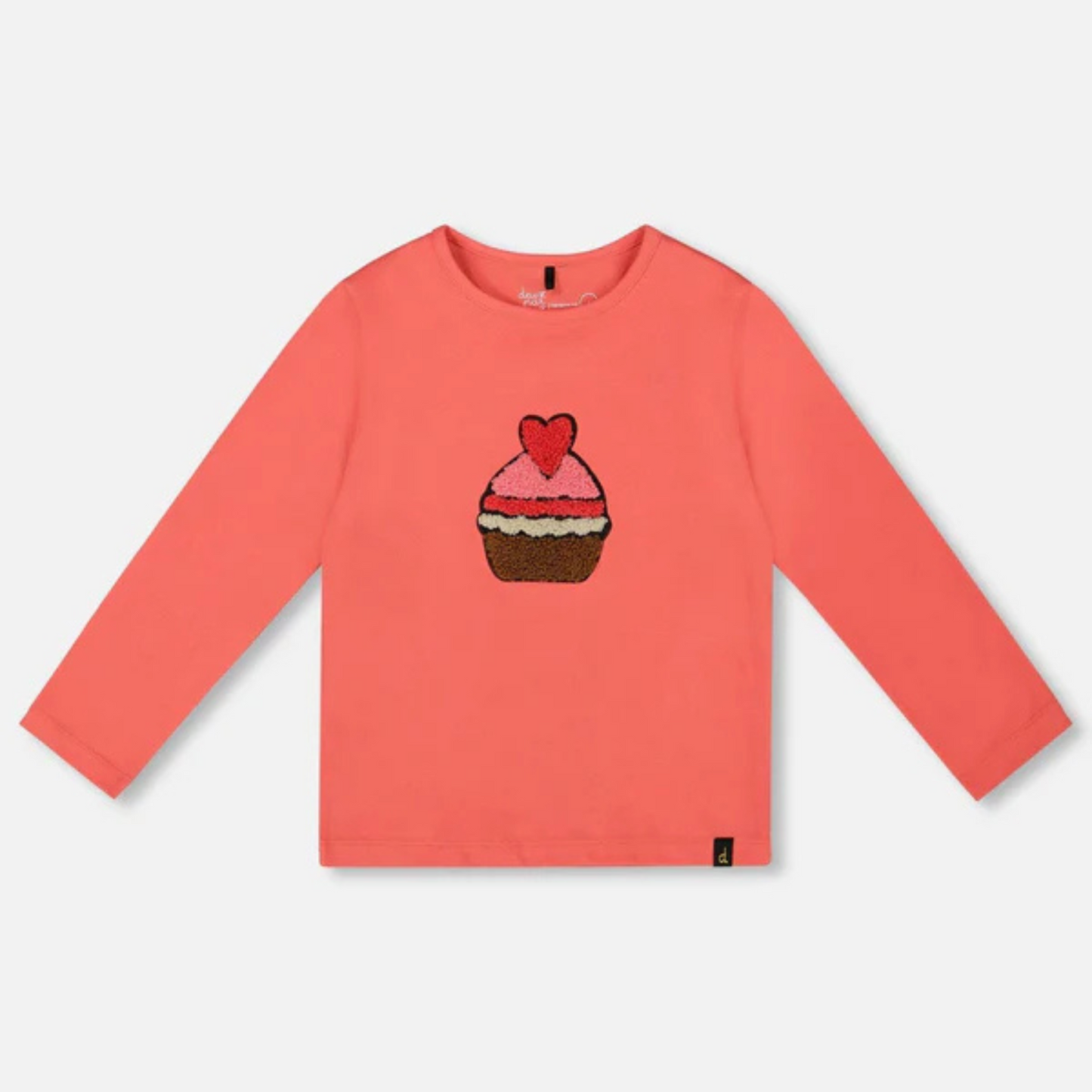 Heart cupcake l/s tshirt - dubarry