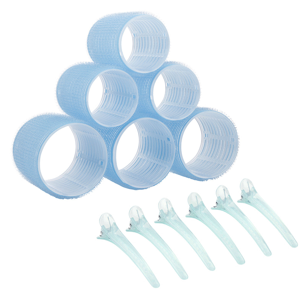 Hair roller set - blue