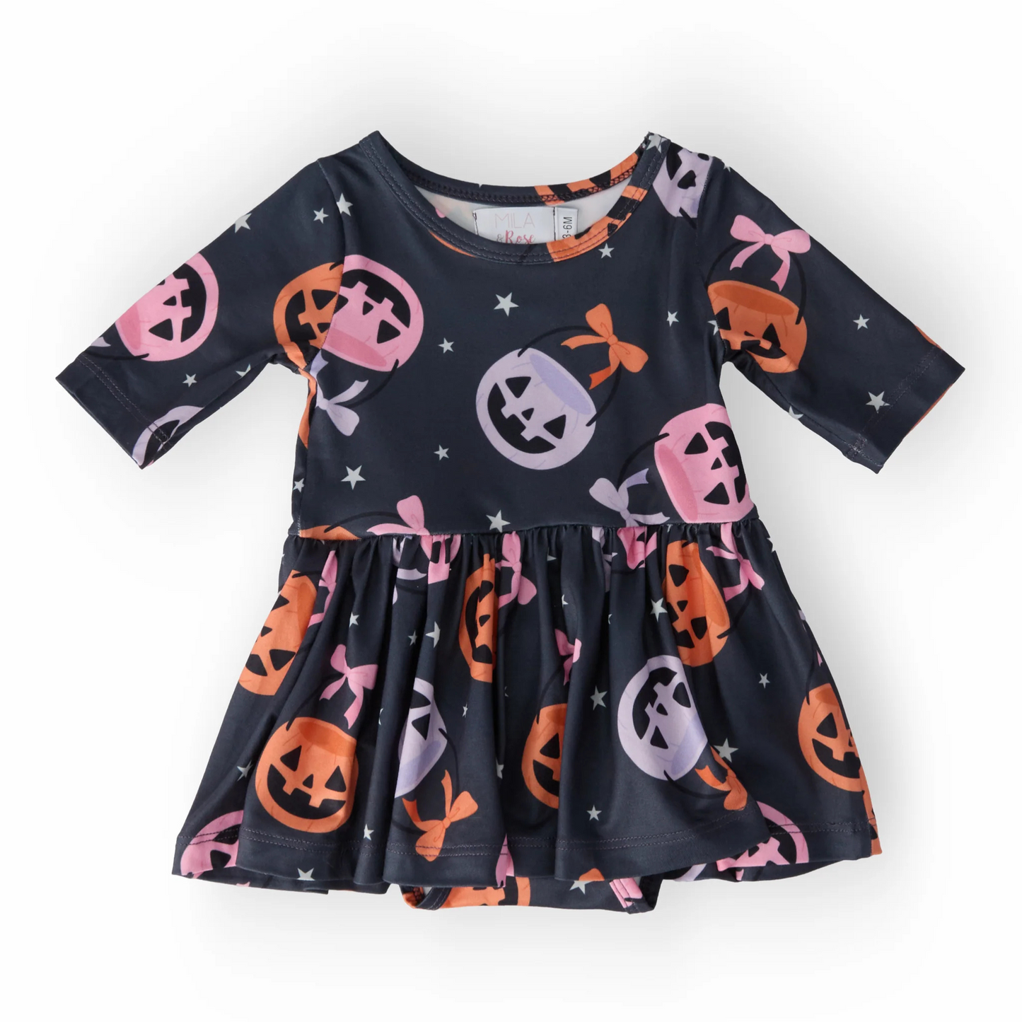 Sweet tooth 3/4 sleeve twirl bodysuit