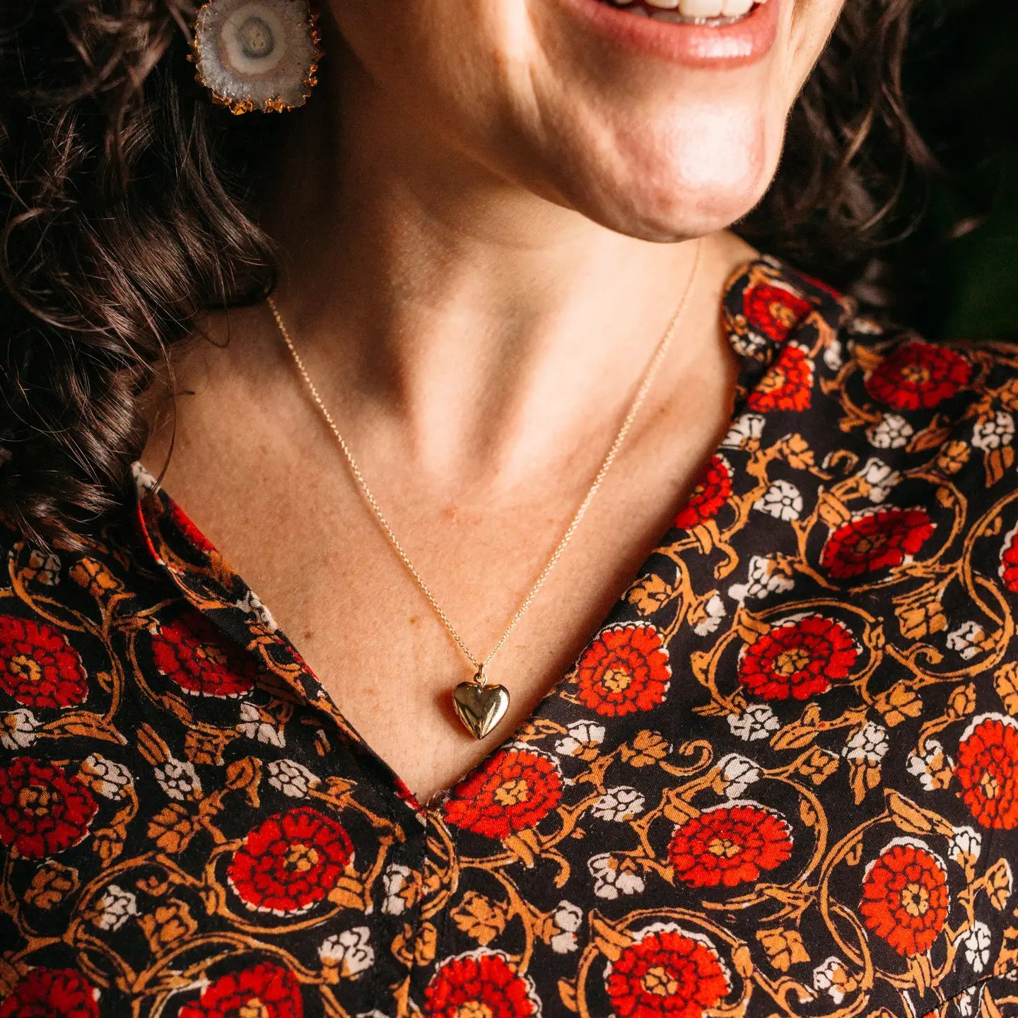 Heart necklace - locket