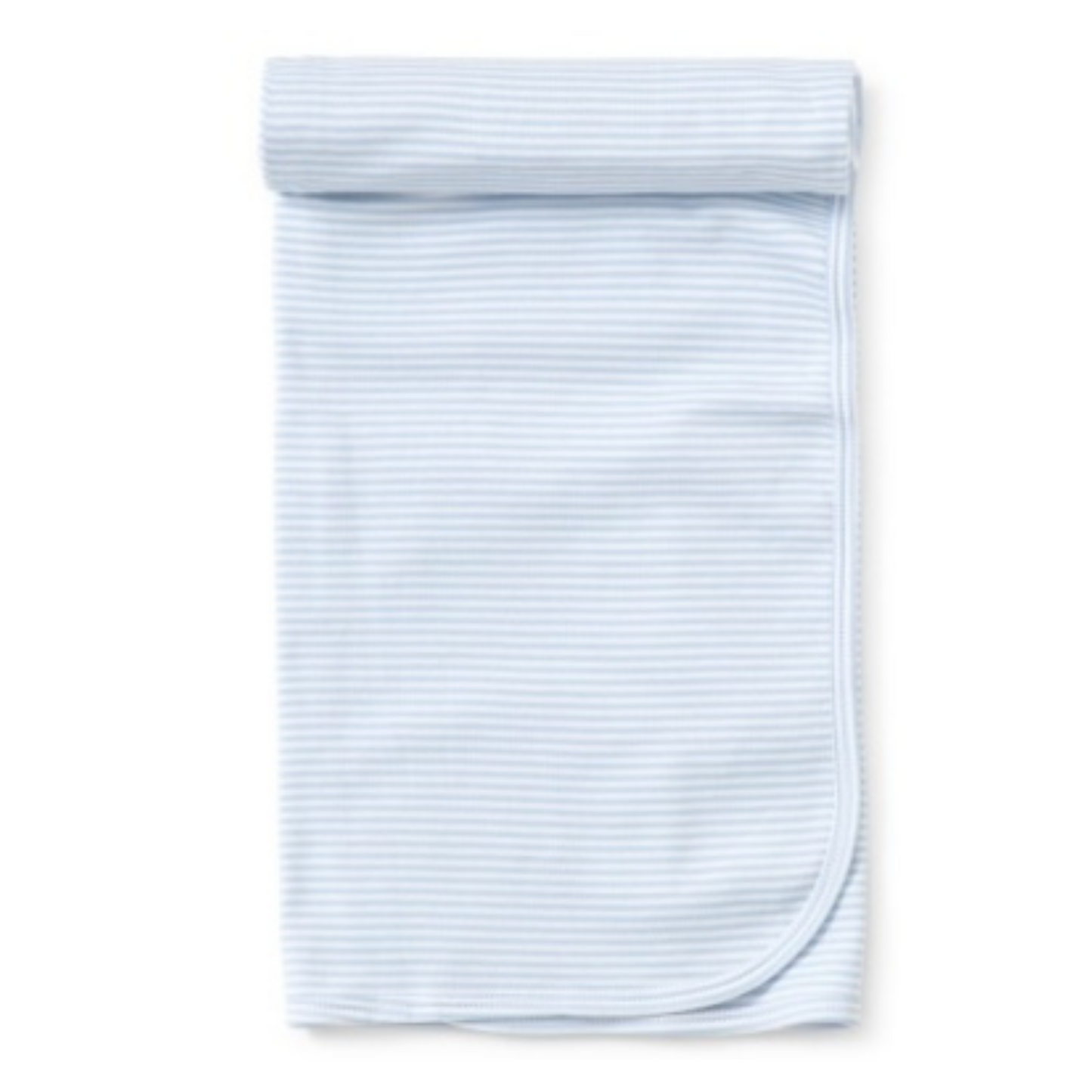 Stripes blanket - light blue