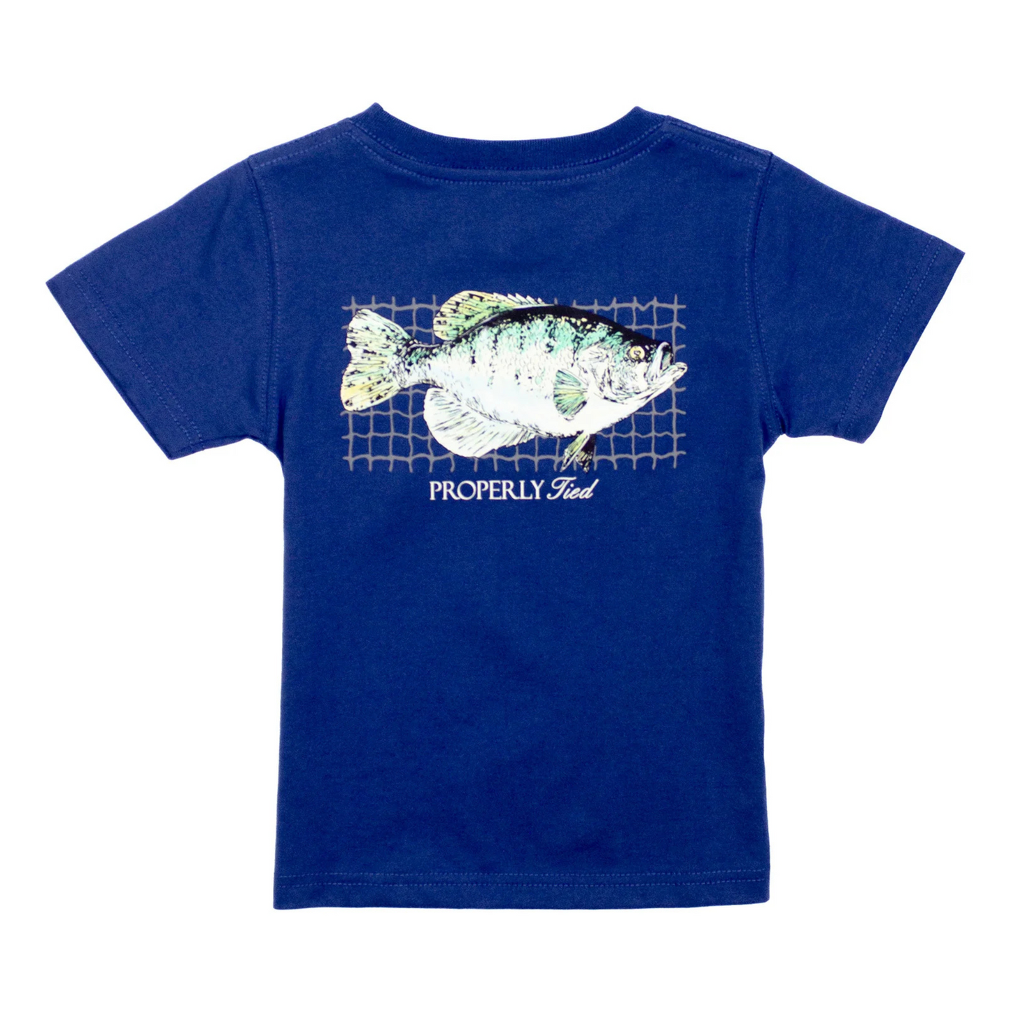 Crappie s/s tshirt - river blue