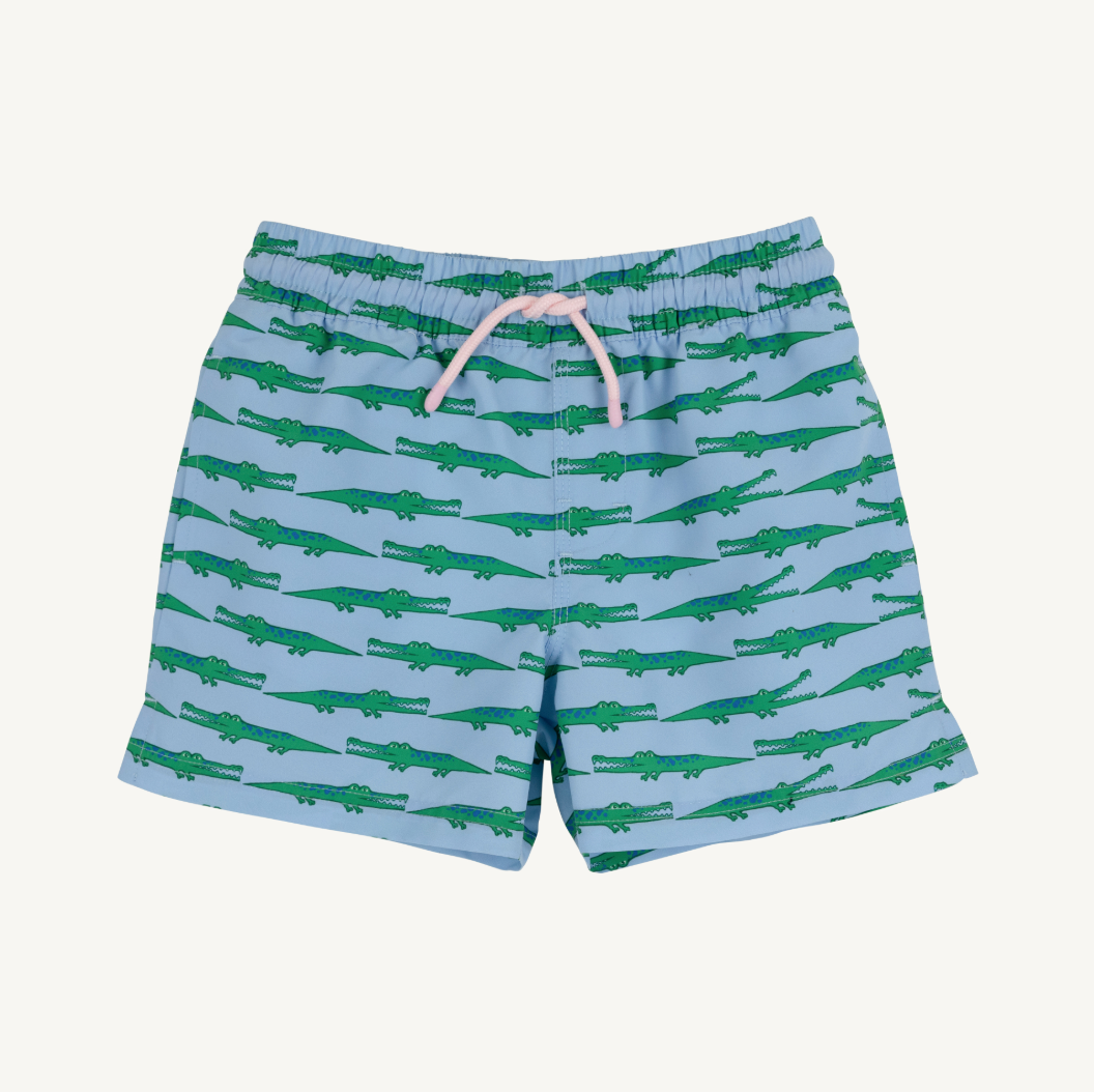 Tortola swim trunks - see ya later alligator