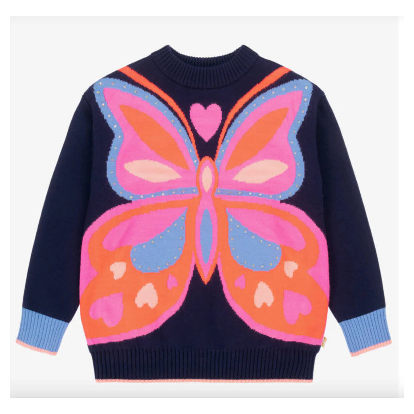 Butterfly knit sweater