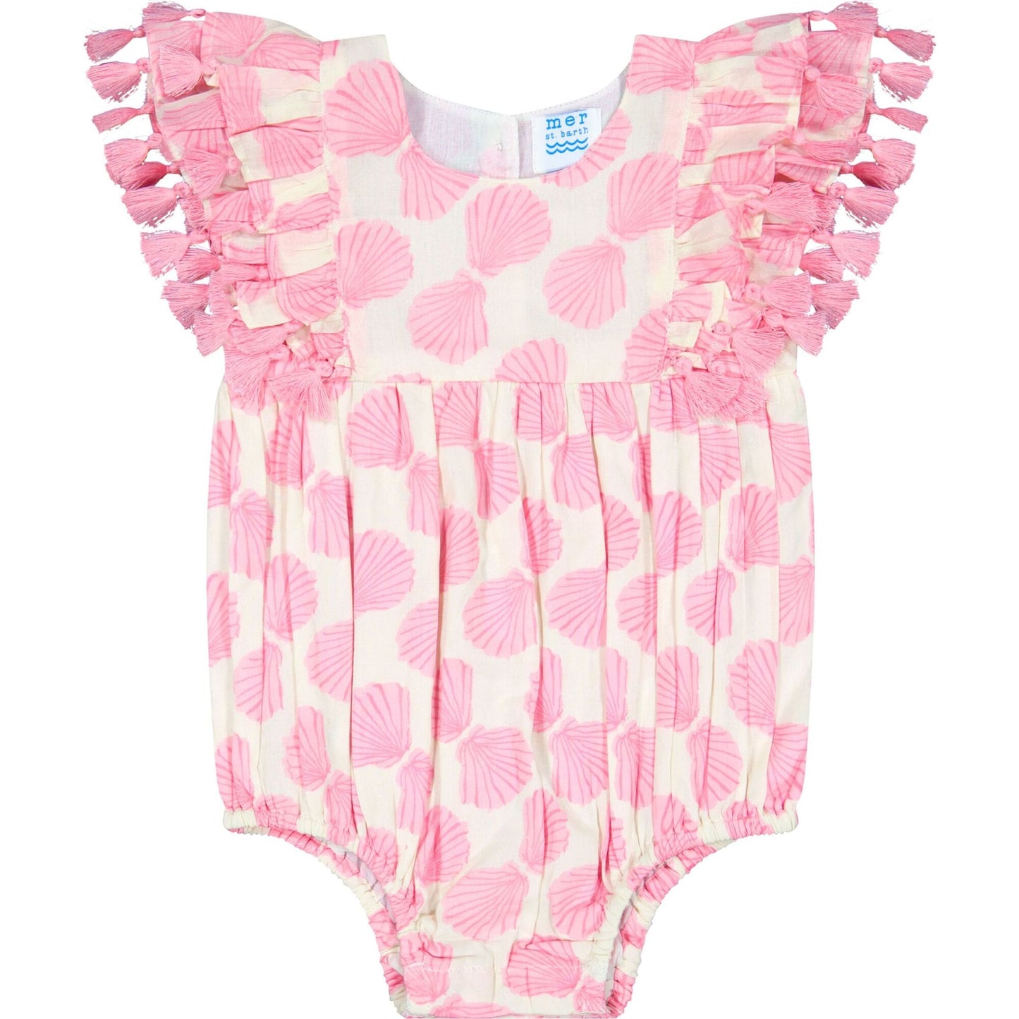 Anna romper - shell beach pink