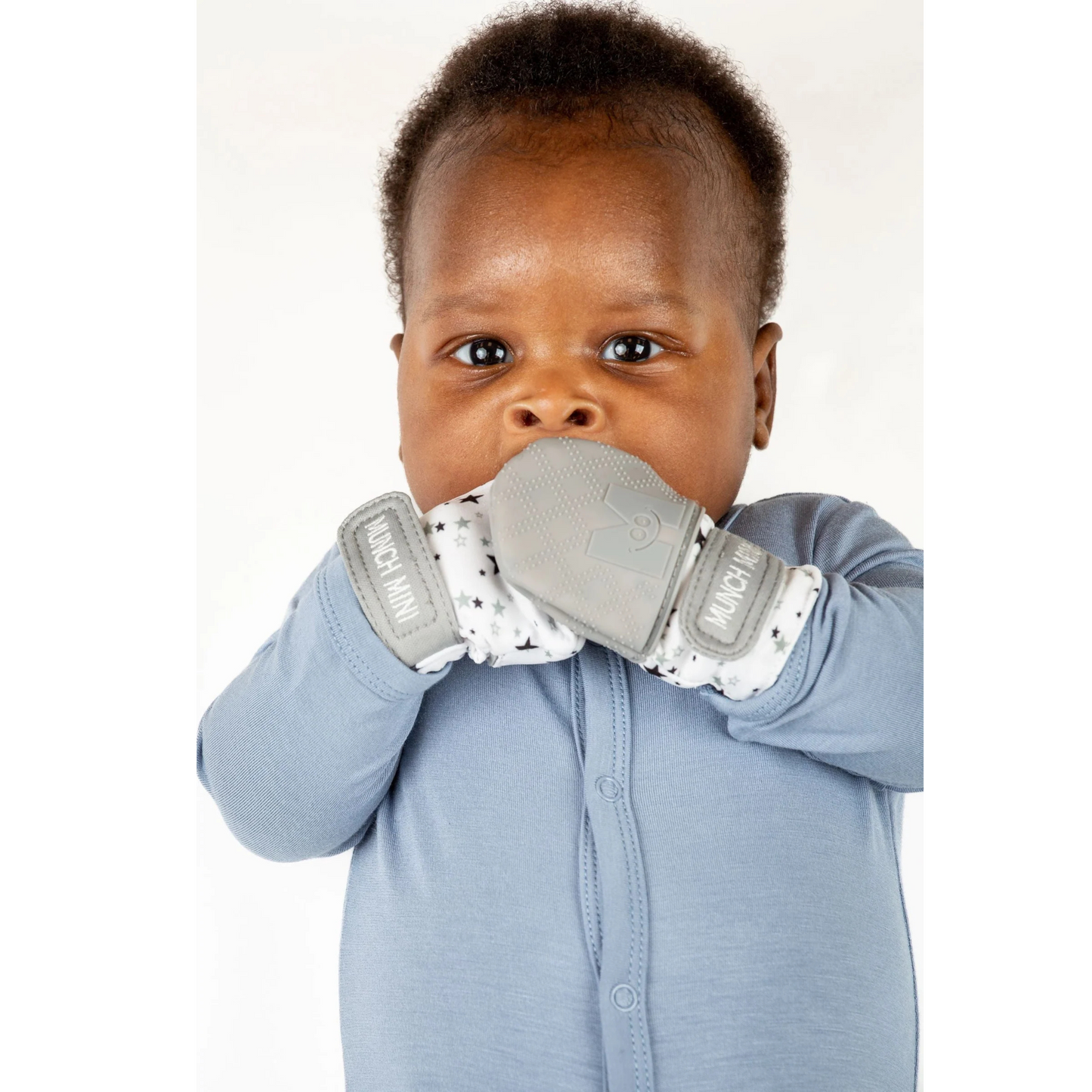 Mini & mitt combo - grey star