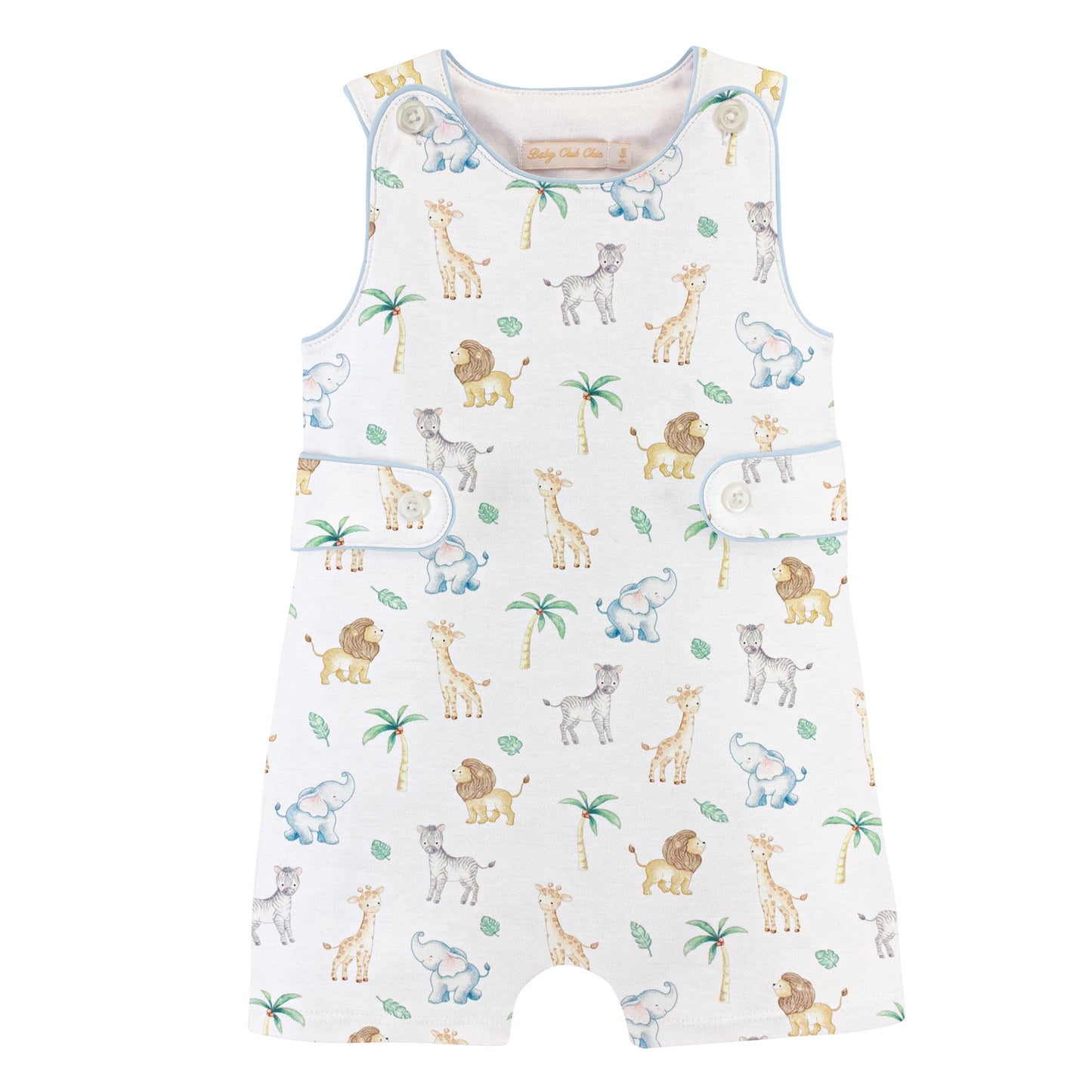 Little safari button romper