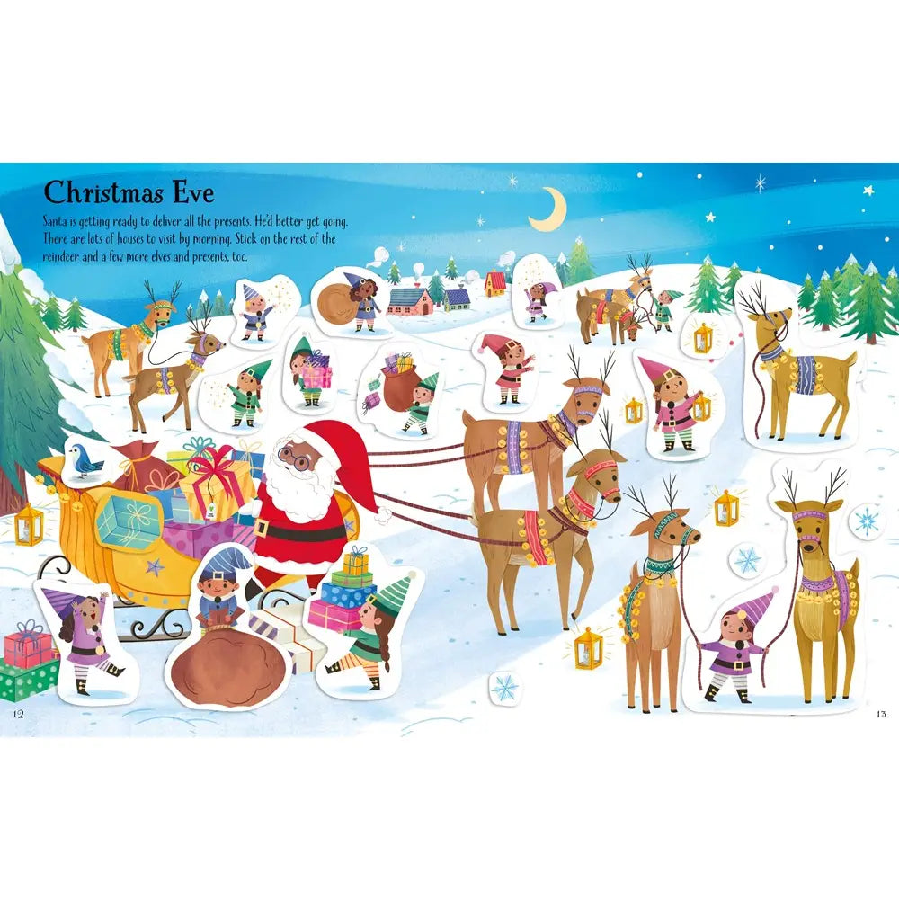 First sticker book - Christmas