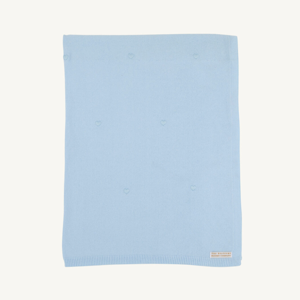 Bailey baby blanket - buckhead blue