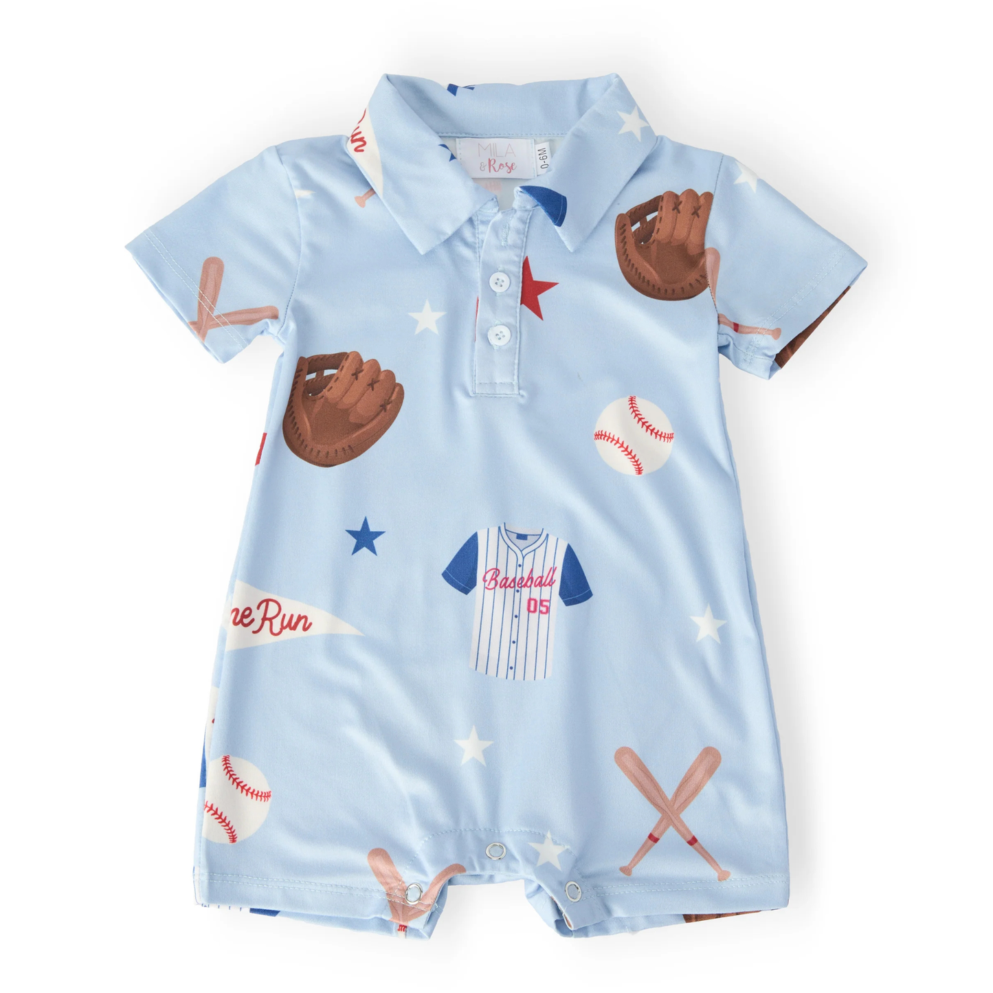 Home run polo shorty