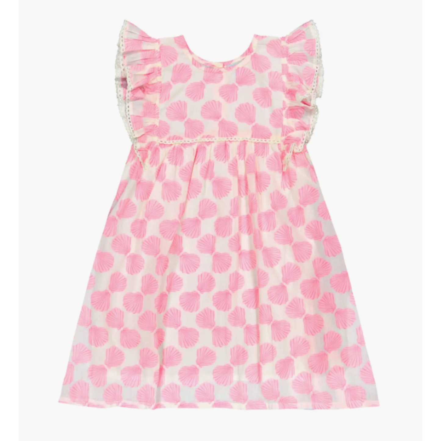Seraphina dress - shell beach pink