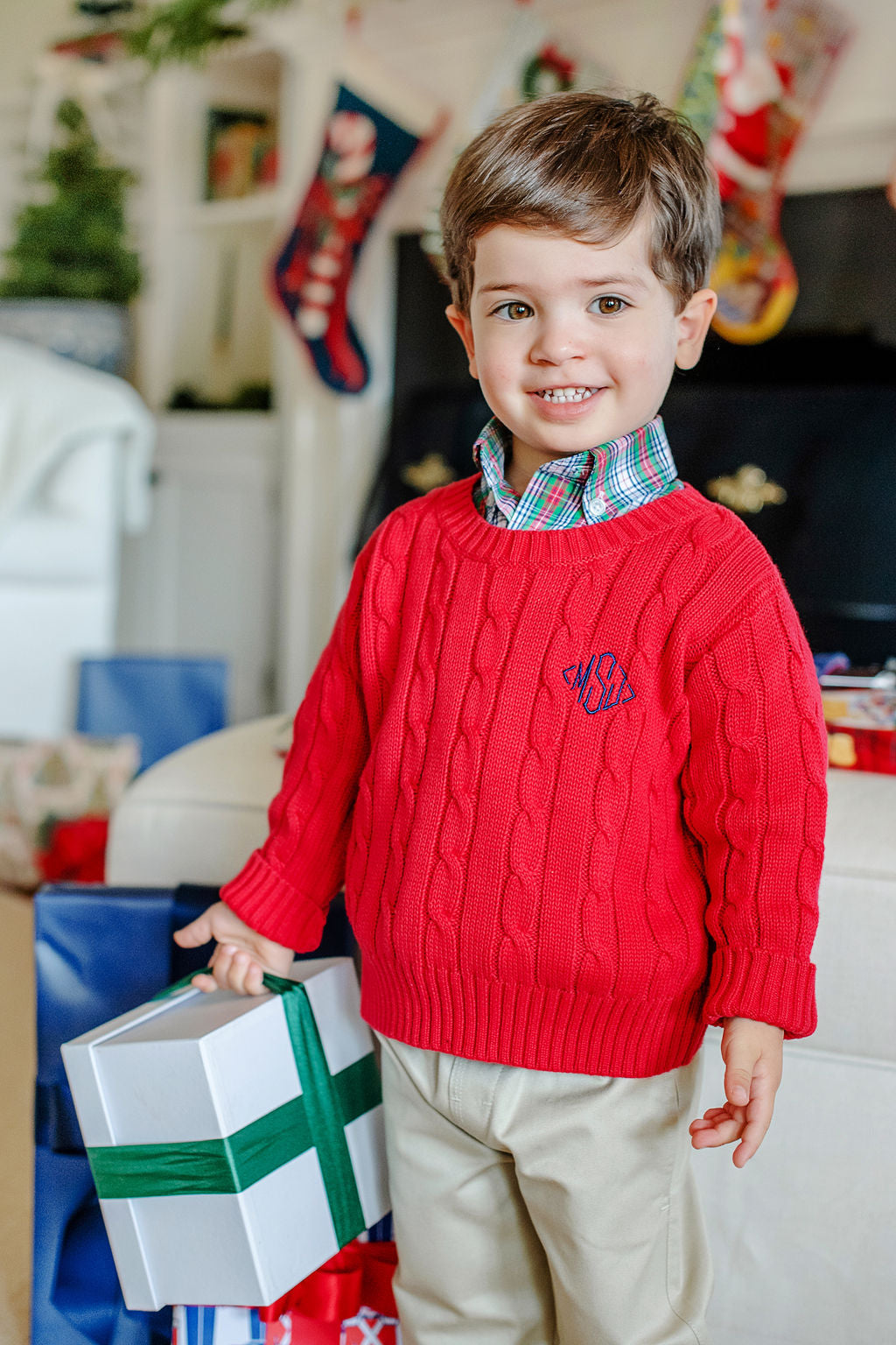 Crawford crewneck - richmond red