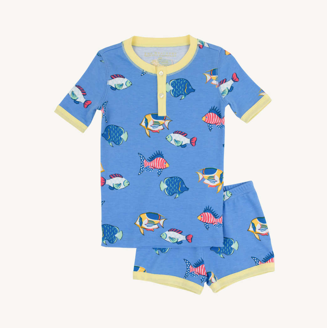 Sutton's s/s pj set - here fishy fishy