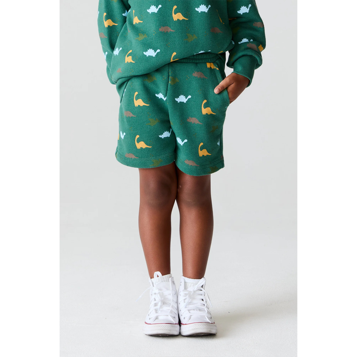 Dino party shorts