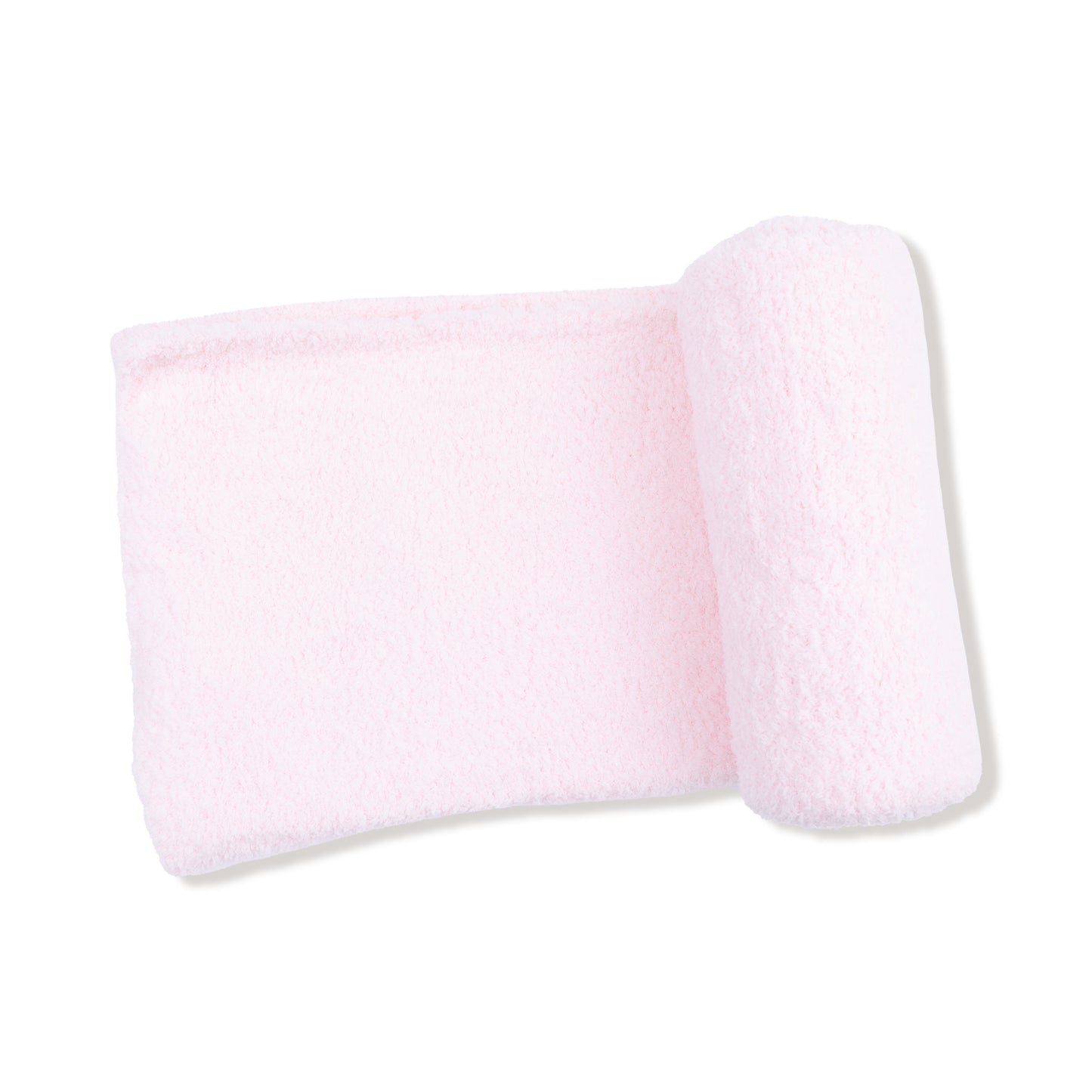 Chenille blanket - pink