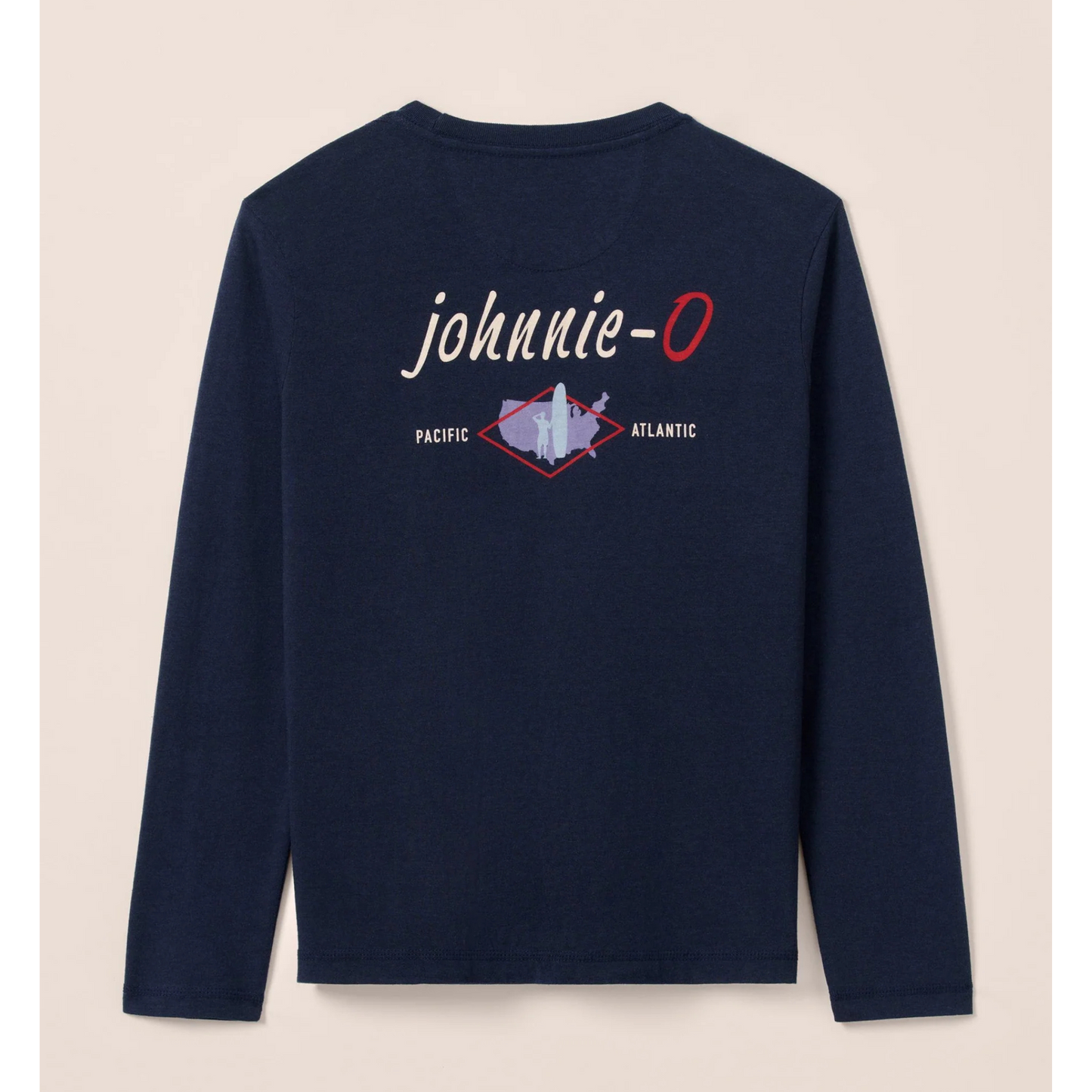 Coastal way l/s top - navy