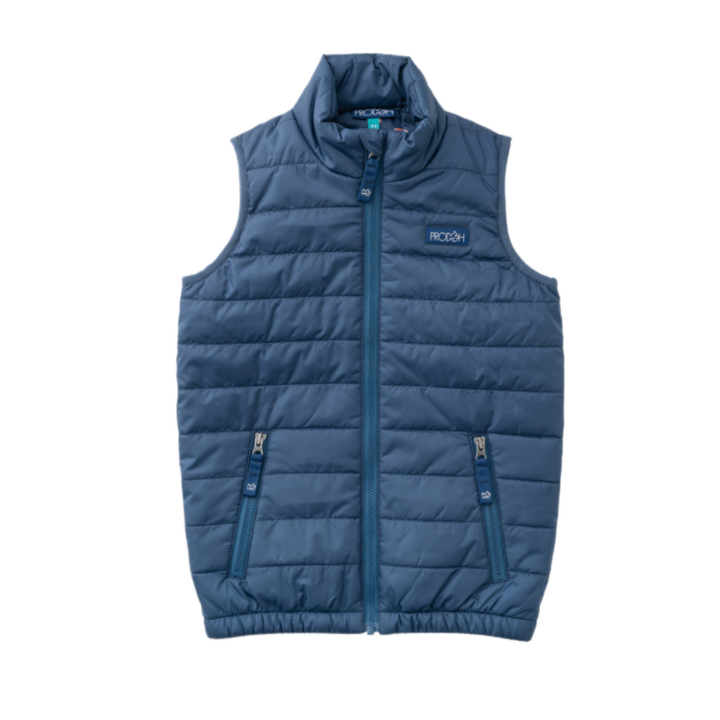 Puffer vest - dark denim