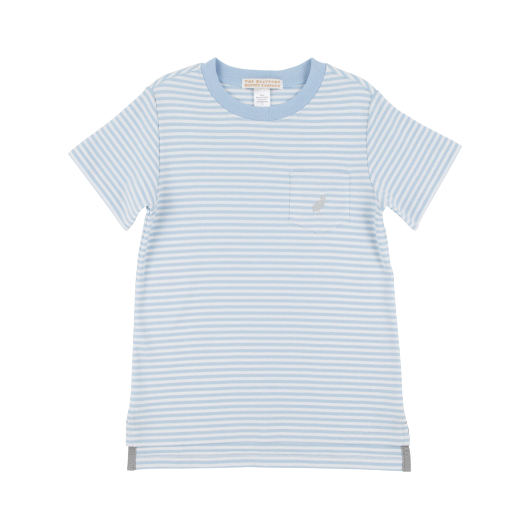 Carter crewneck - beale st blue stripe