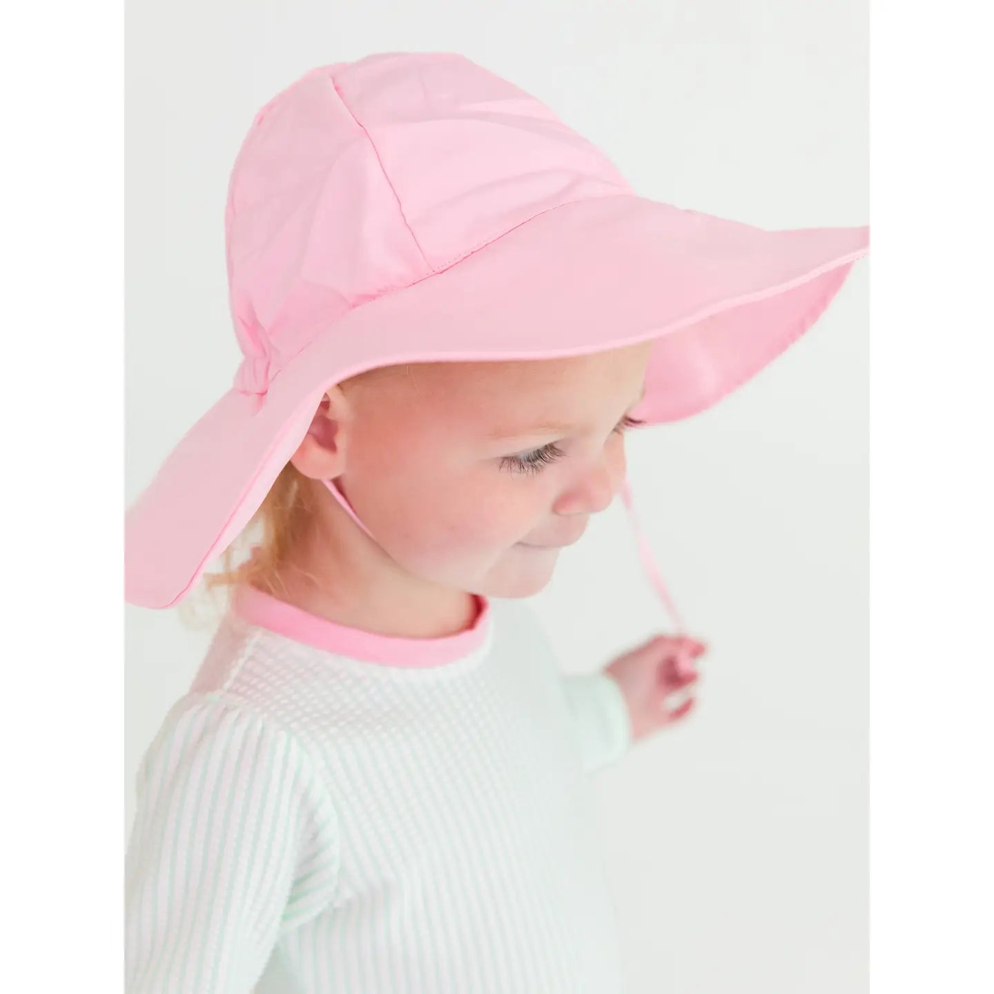 Pink sun protective hat