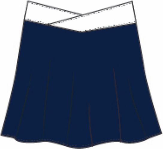 Prepletic katey cross skort - nantucket navy