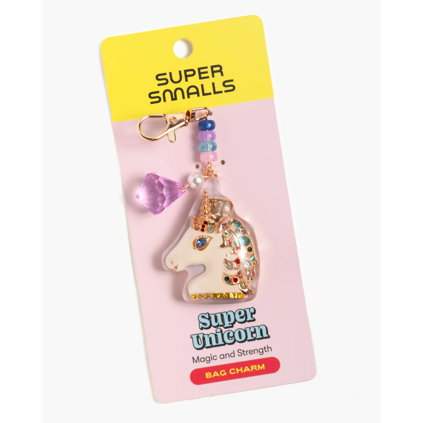 Super unicorn bag charm