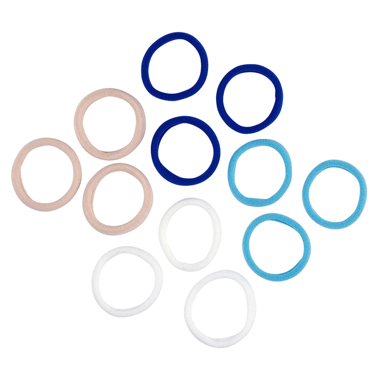 Small hair ties - blue ombre