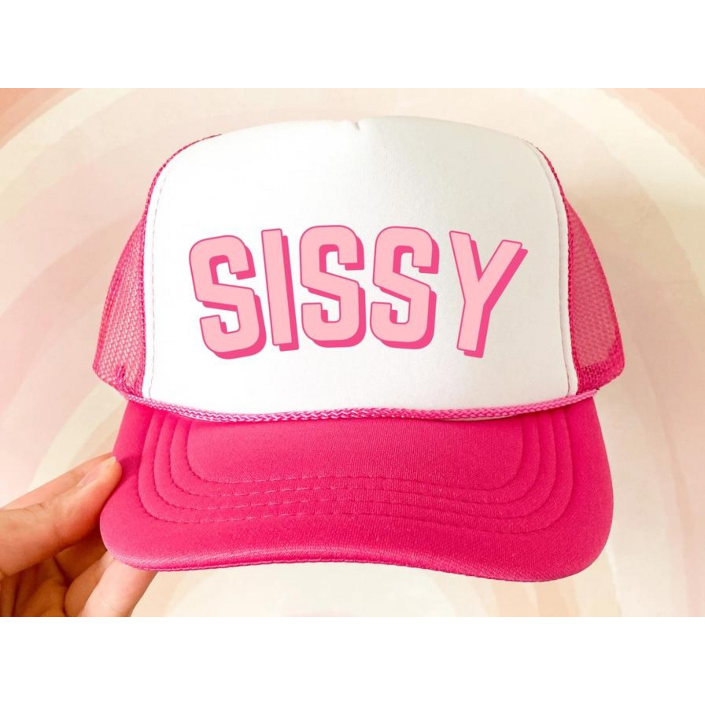 Sissy shadow hat - pink