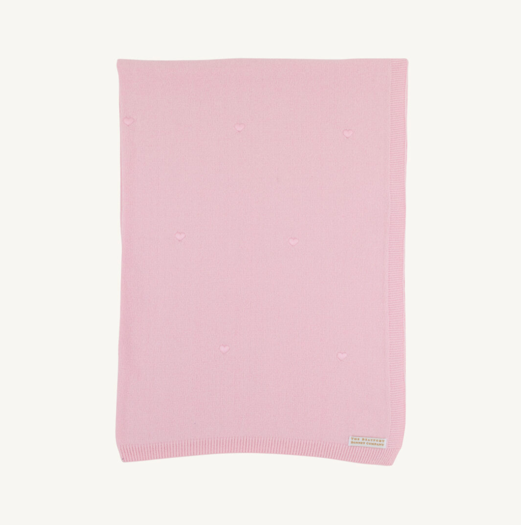 Bailey baby blanket - palm beach pink