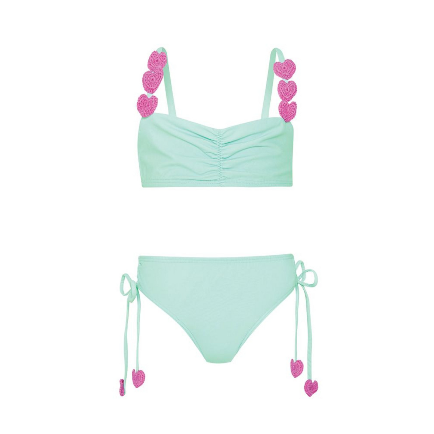 Aqua hearts bikini