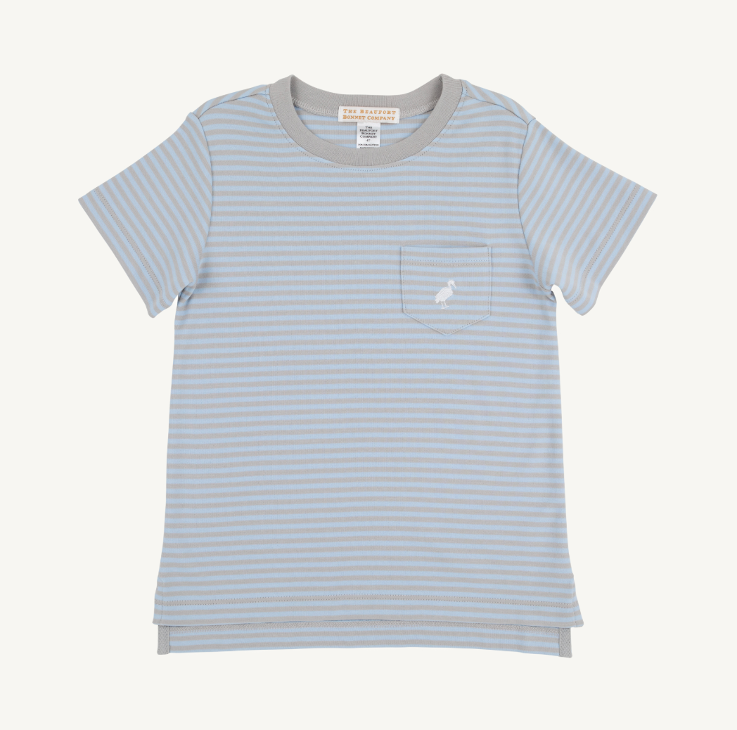 Carter crewneck - beale st blue and grantley gray stripe