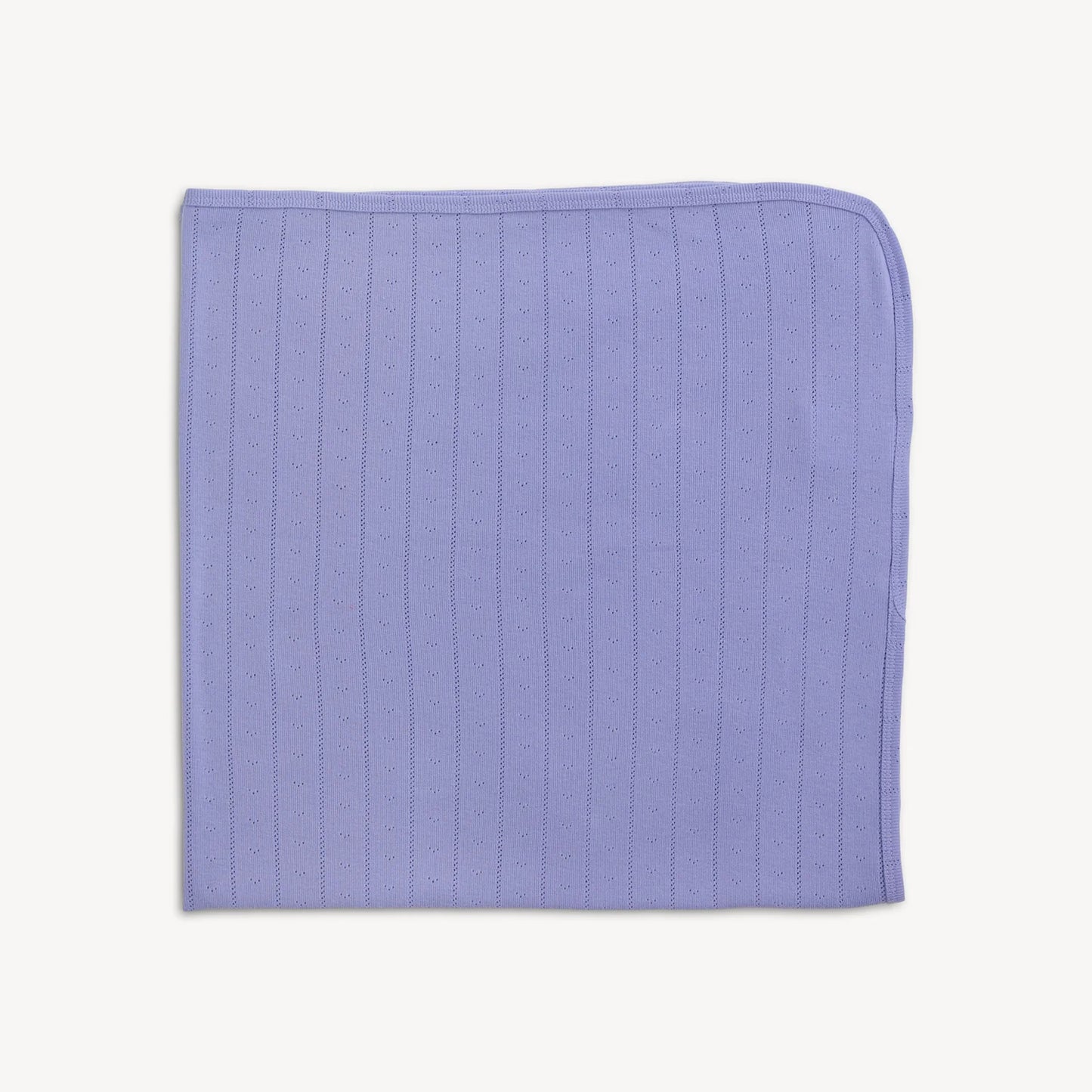 Wisteria pointelle blanket