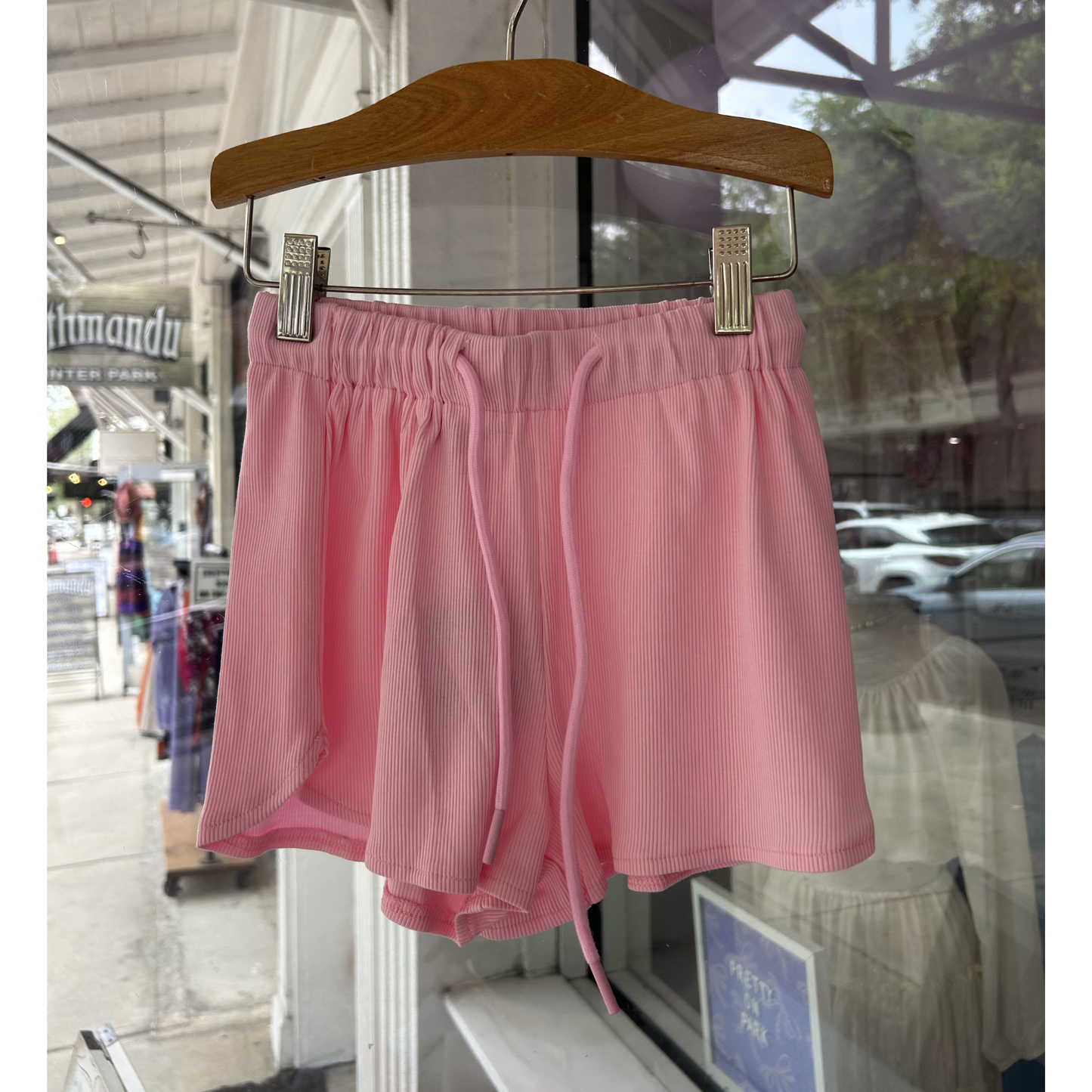 Pink shorts