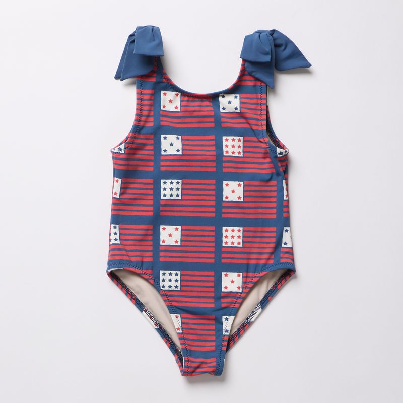 Shelly suit - navy flags