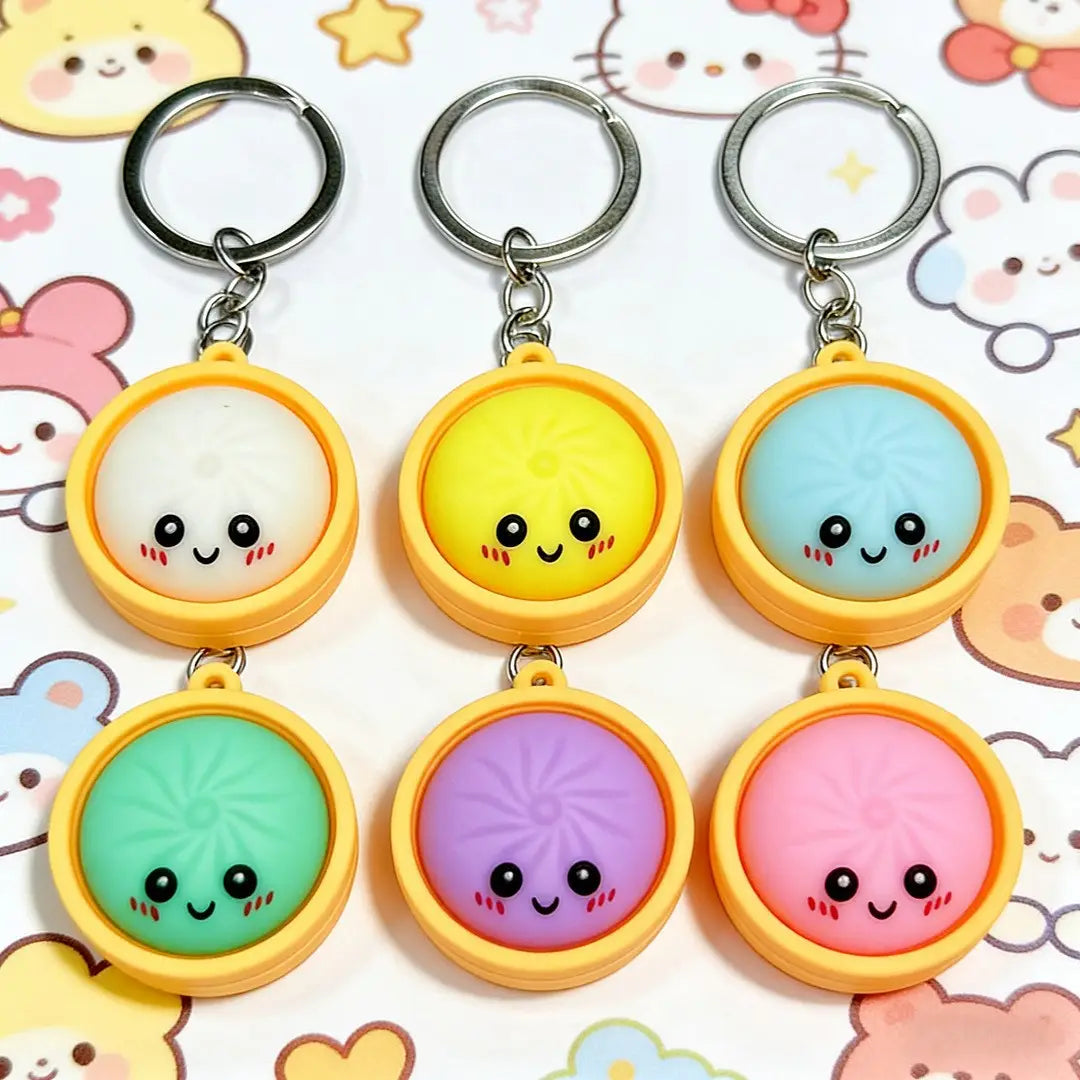 Mini dumplings keychain