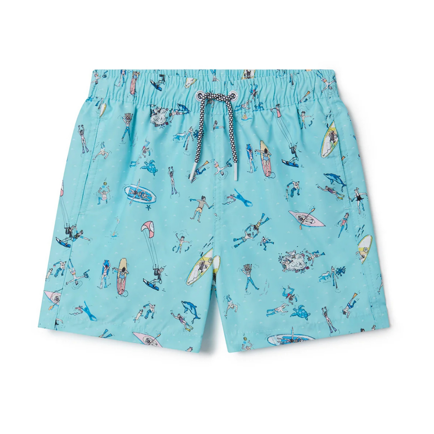 Sea folk swim trunks