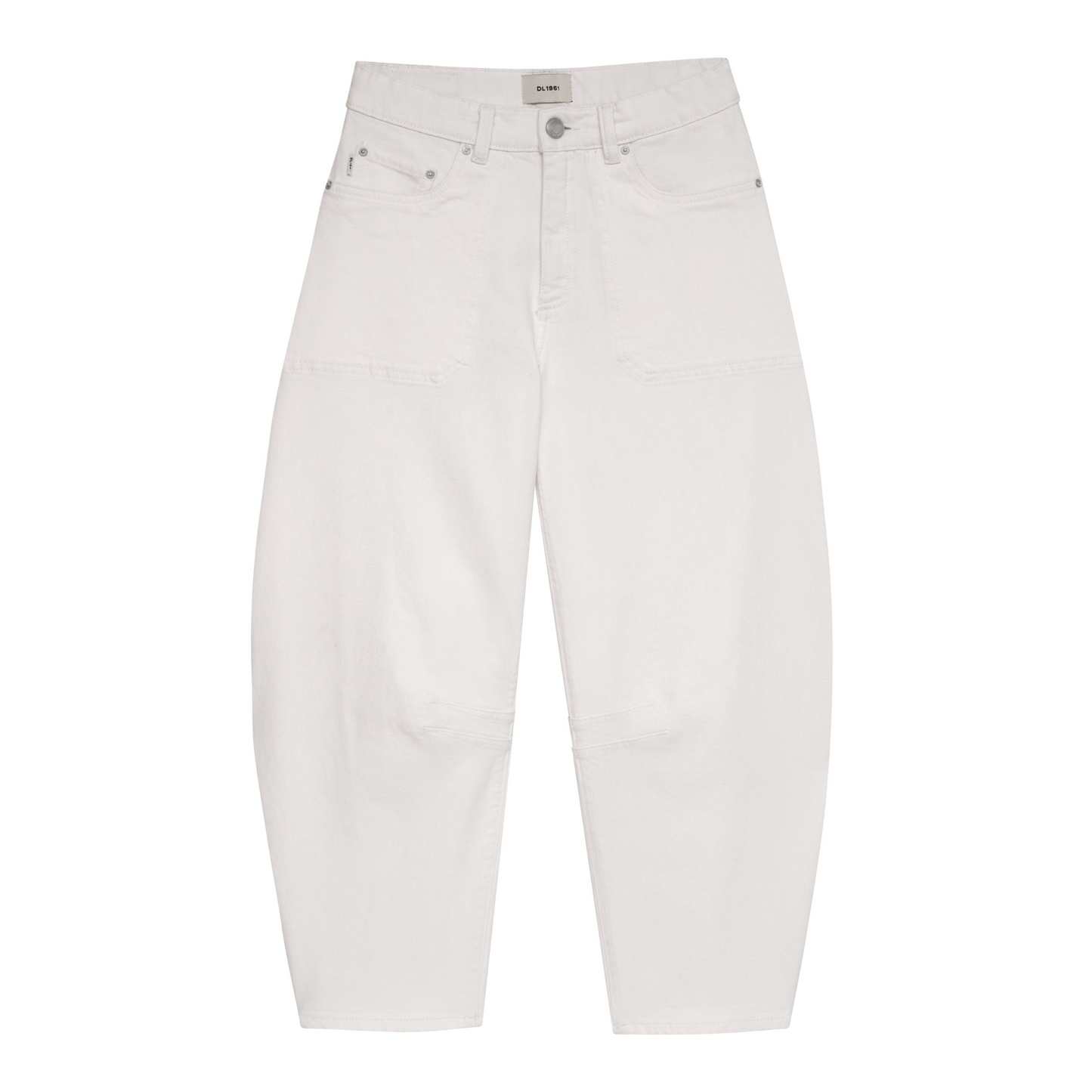 Kenzy barrel jeans - white