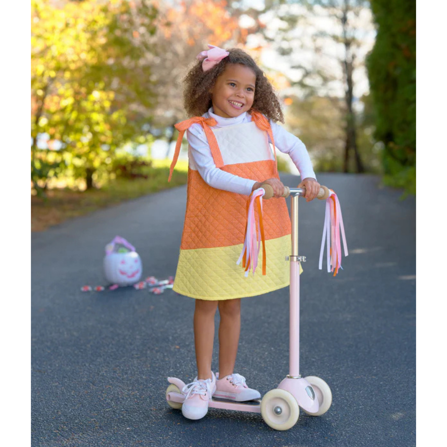 Candy corn costume dress