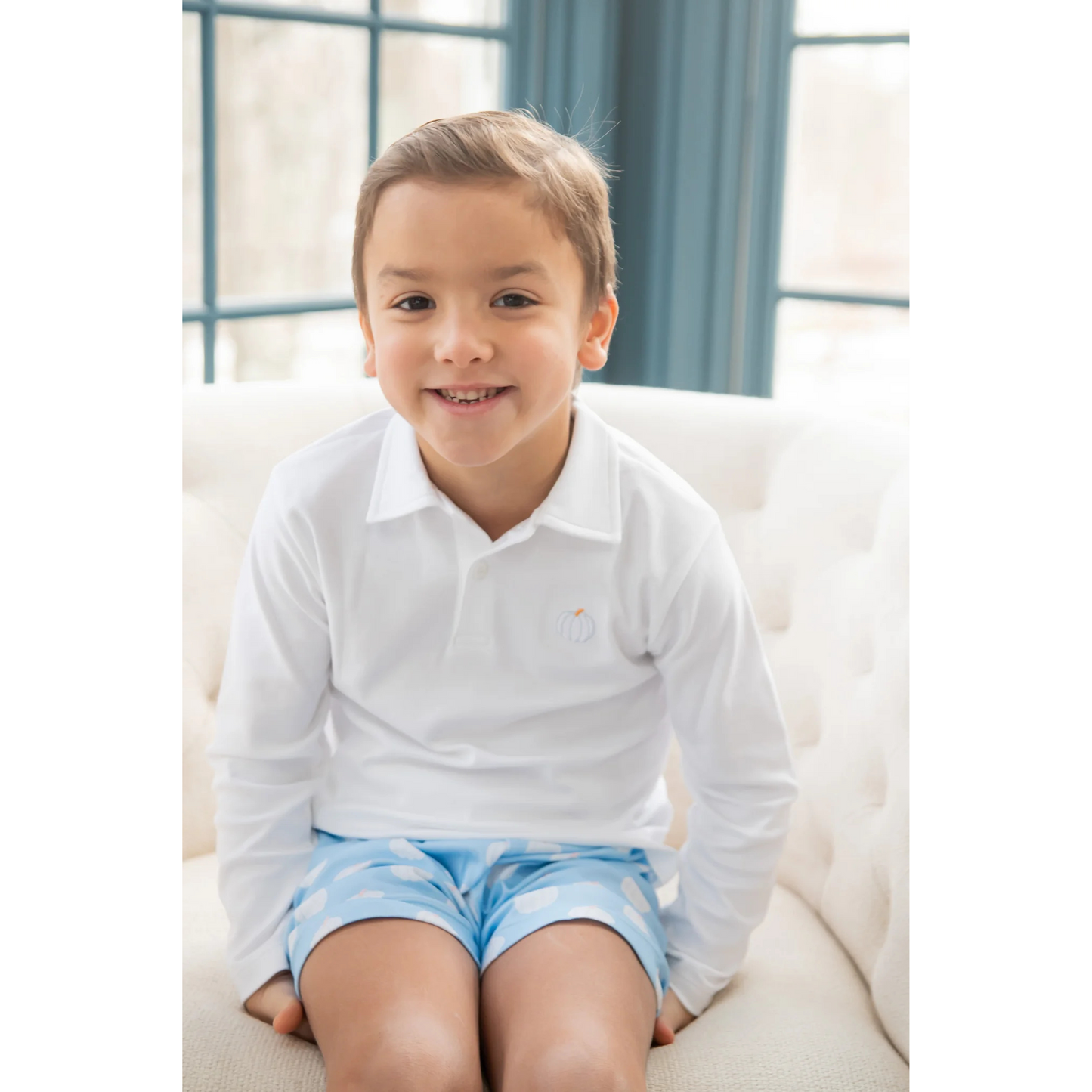 Conrad short set - blue pumpkin