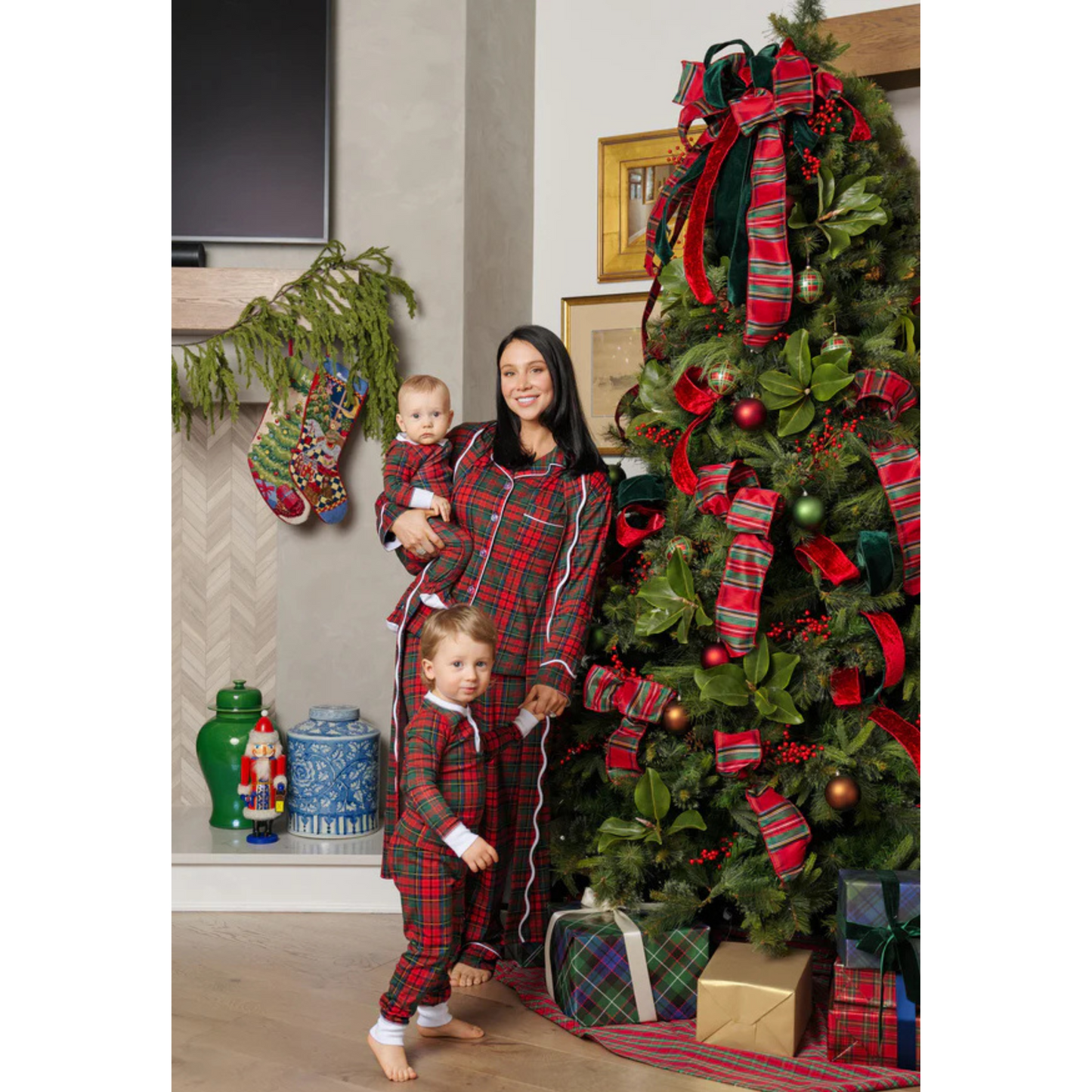 Rest awhile robe - paces mill plaid